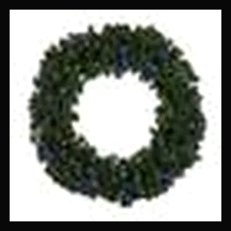 48" Sierra Wreath with Concave LED Lights — Multi-