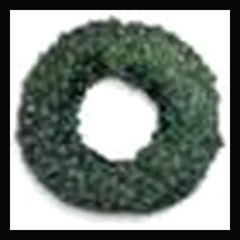 LED 60" Wreath with concave bulbs — Blue