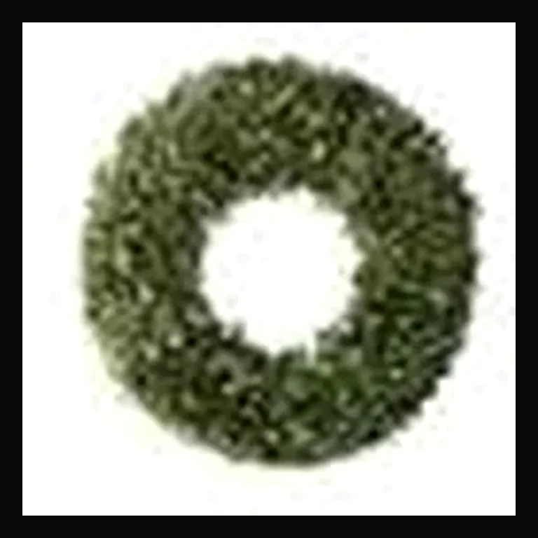 LED 60" Wreath with concave bulbs — Warm White