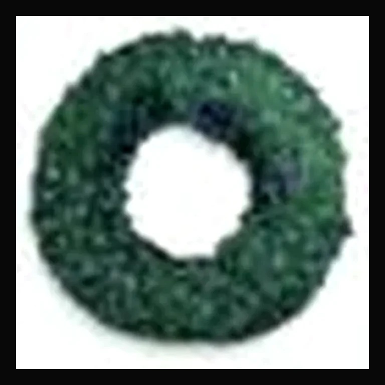 72" Wreath with Concave LED Lights — Purple