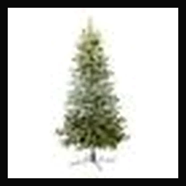 7.5' Flocked Norway Spruced Tree with LED White