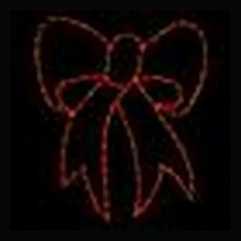 Red Bow LED Display (36")