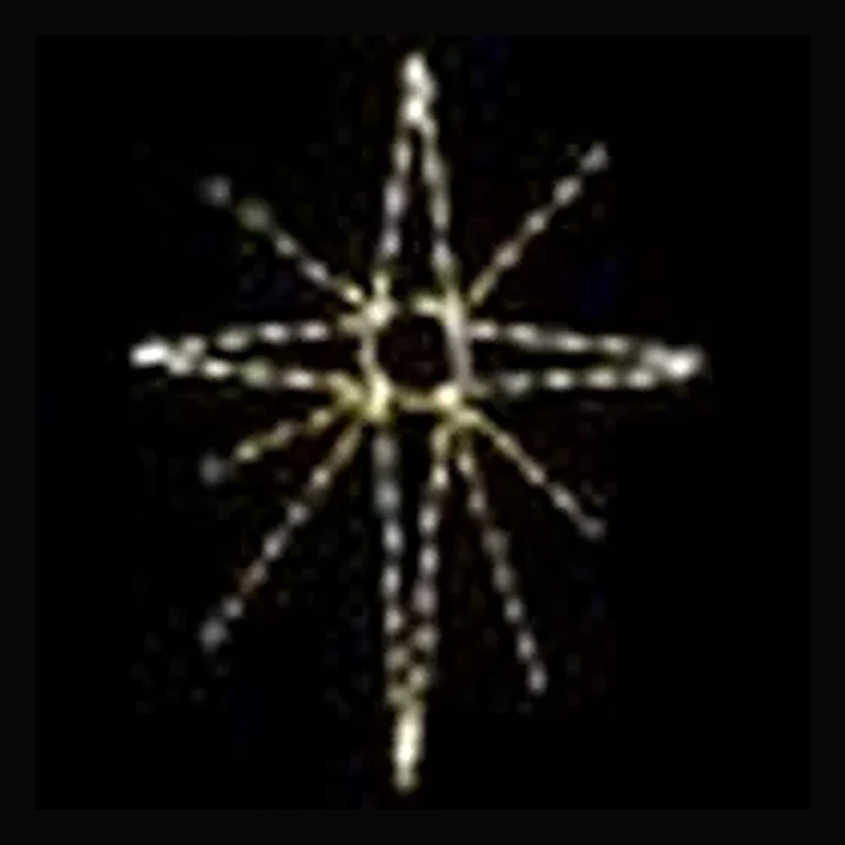Christmas Bethlehem Star LED Display - Warm