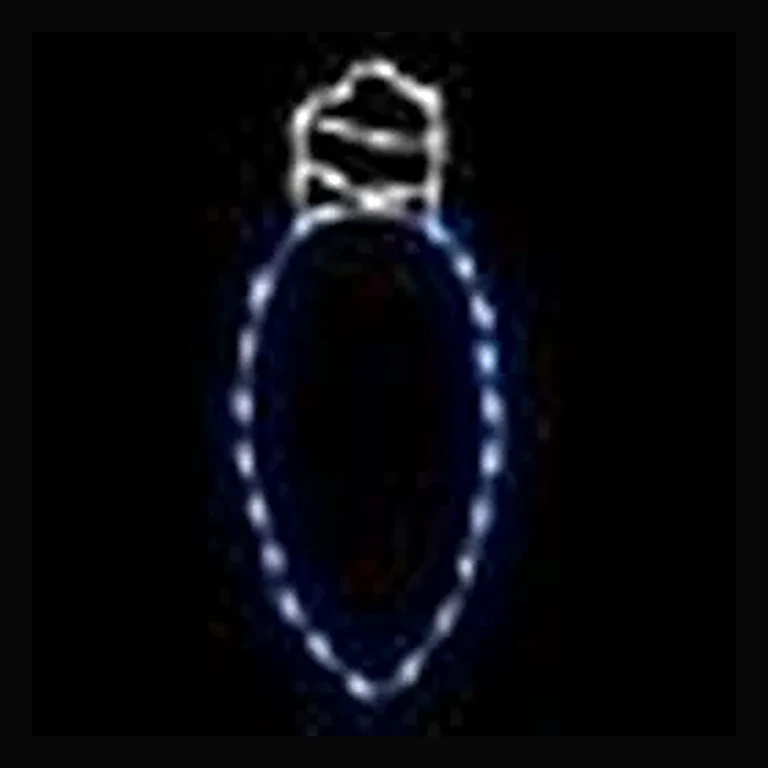 Christmas Bulb LED Display - Blue (36")