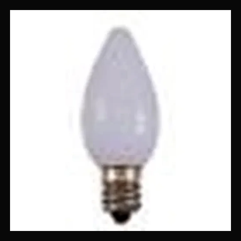 LED C7 Bulb - Opaque — Opaque White