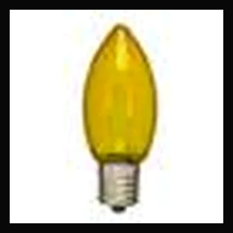 LED C9 Bulb Classic Filament — Yellow