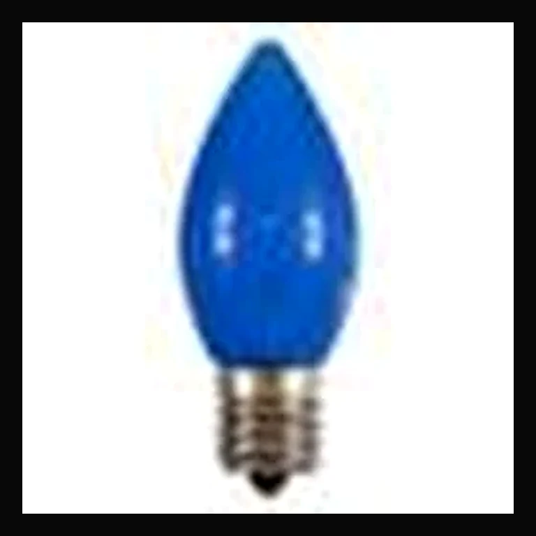 LED C9 Bulb - Opaque — Blue