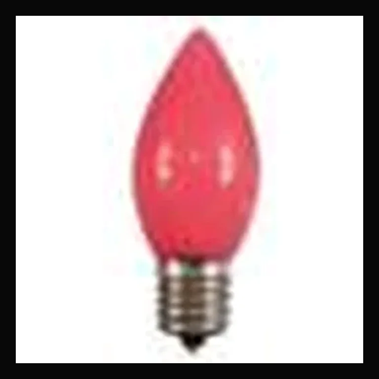 LED C9 Bulb - Opaque — Pink