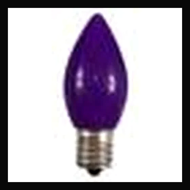LED C9 Bulb - Opaque — Purple