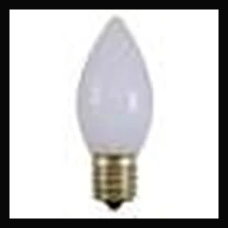 LED C9 Bulb - Opaque — White