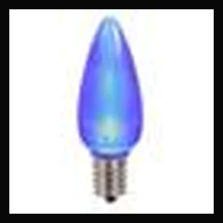 LED C9 Smooth Bulb — Blue