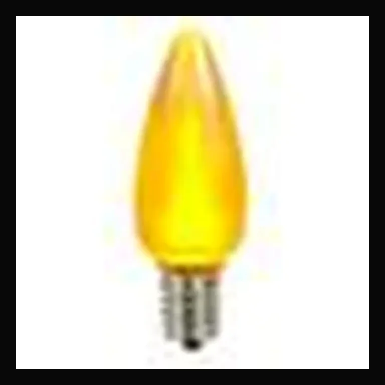 LED C9 Smooth Bulb — Gold
