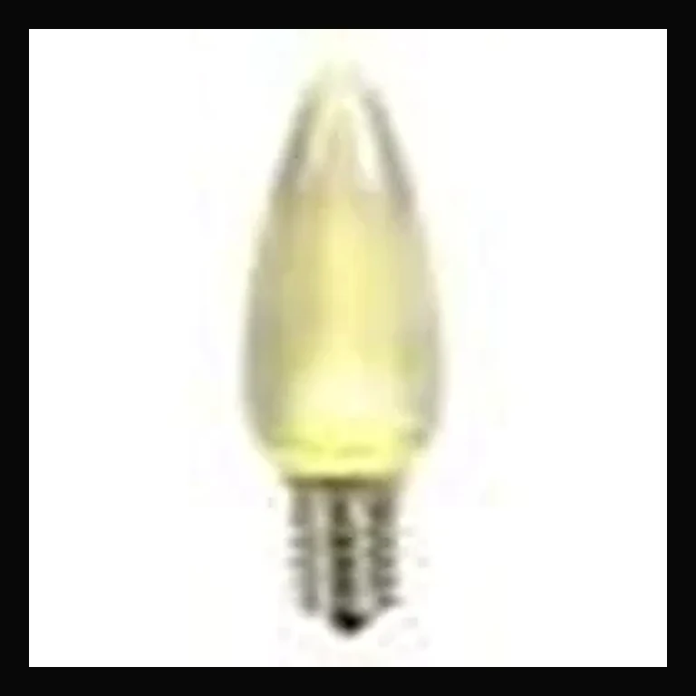 LED C9 Smooth Bulb — Warm White