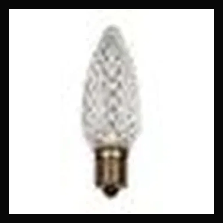 LED C9 Faceted Bulb — White