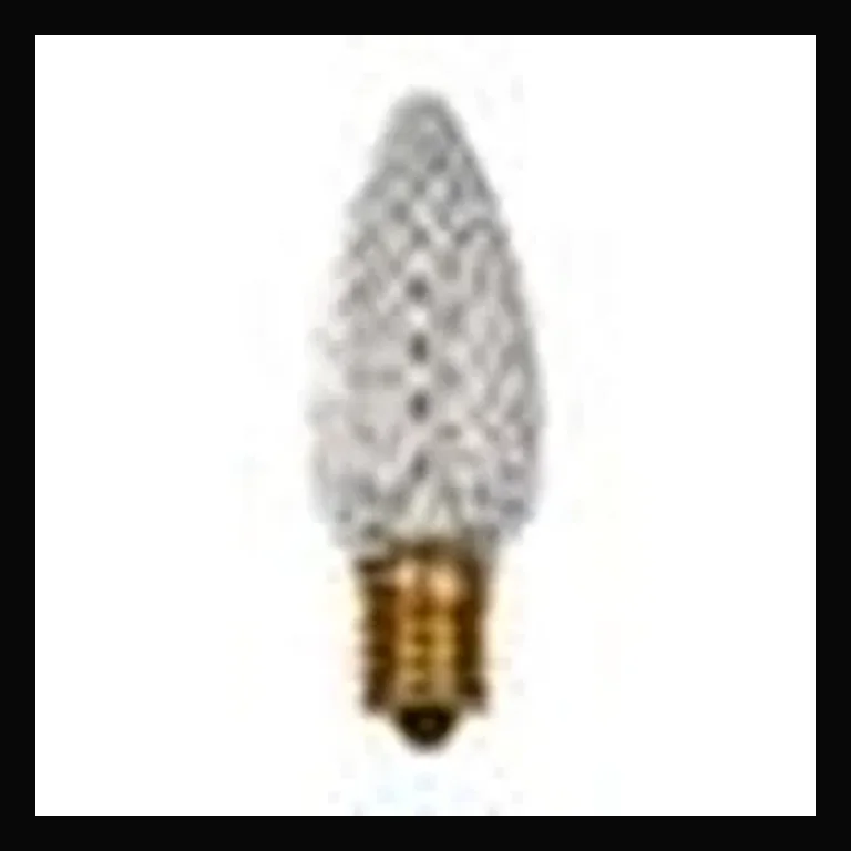 LED C9 Faceted Bulb — Warm White