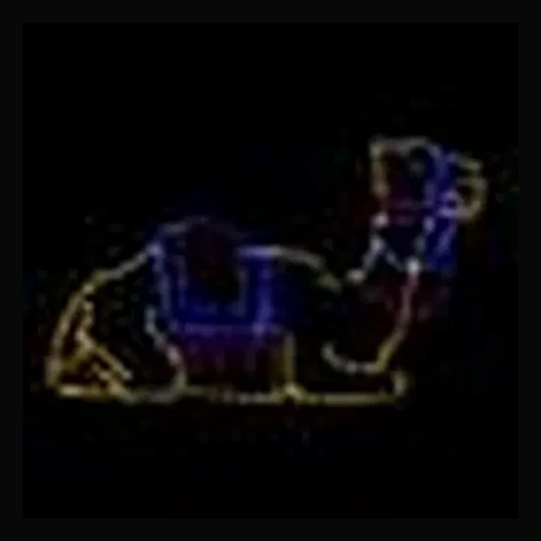 Laying Camel LED Nativity Display/Sign