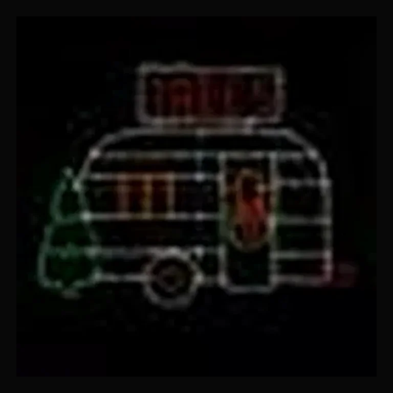 Christmas Tree Camper Trailer LED Display
