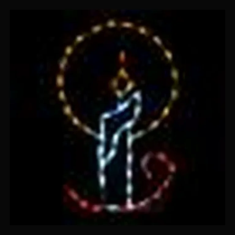 Candle in Holder LED Display