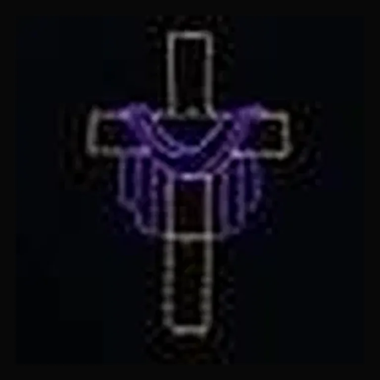 Jesus Cross with Robe LED Display (48")