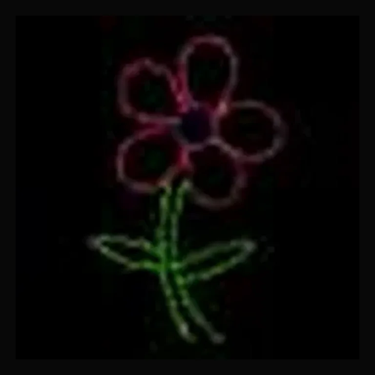 Daisy Flower LED Display - Pink
