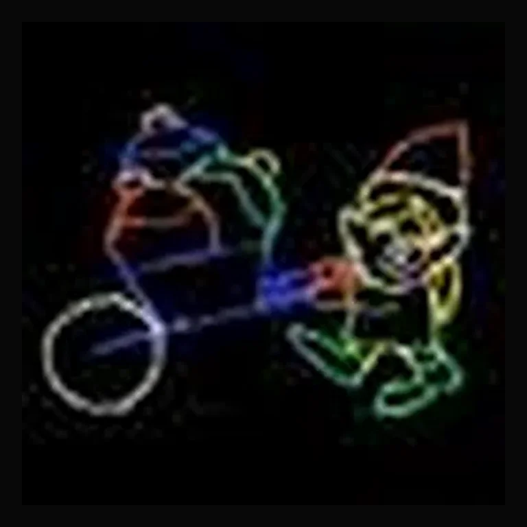 Girl Elf Carrying Presents in Wheelbarrow LED