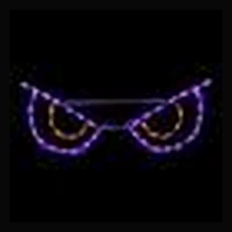 Spooky Eyes LED Display - Orange (31")