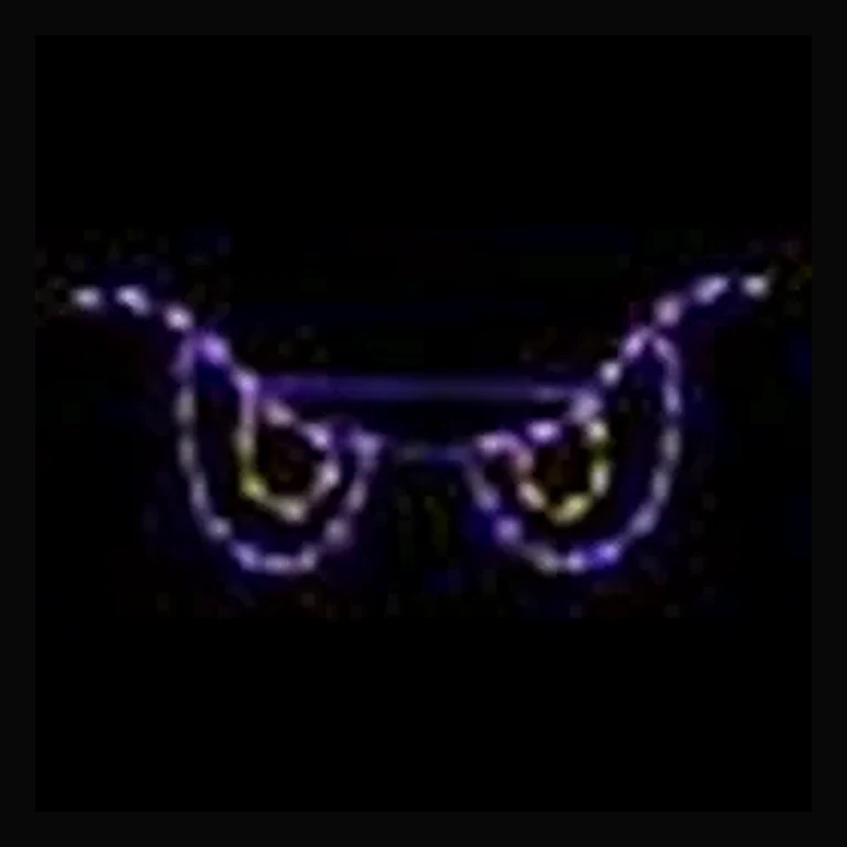 Spooky Eyes LED Display - Yellow (31")