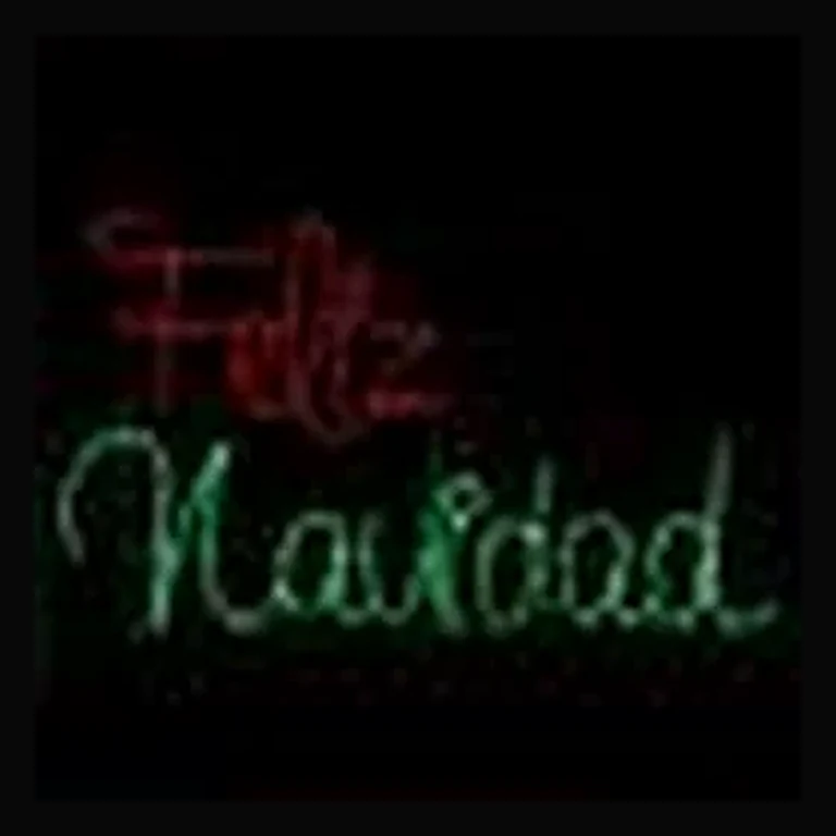 Feliz Navidad LED Sign - Red/Green