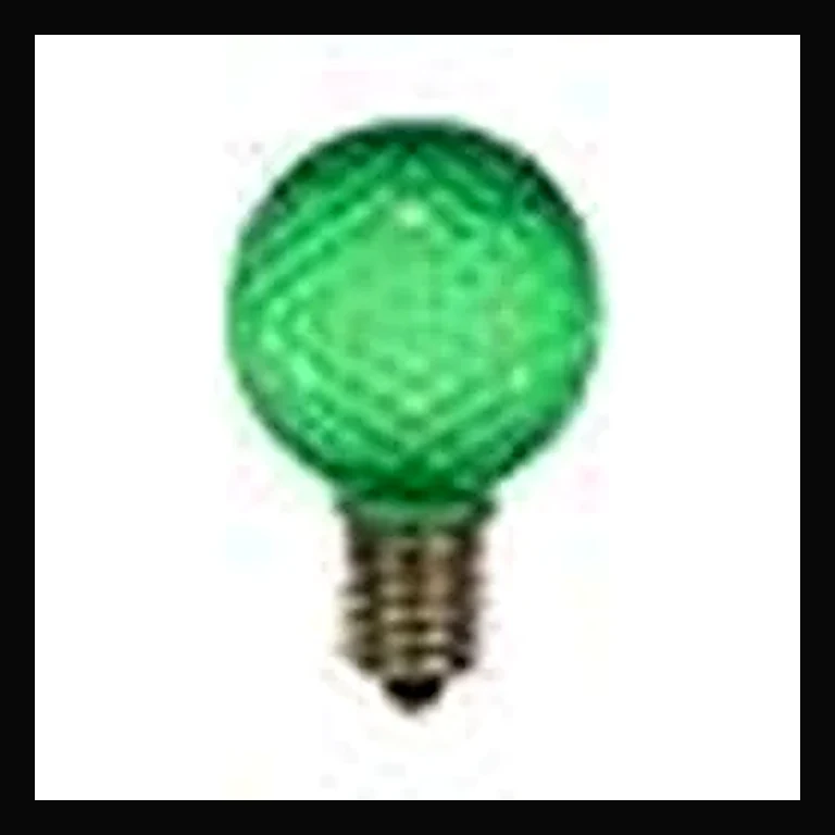 LED G40 Bulb — Green