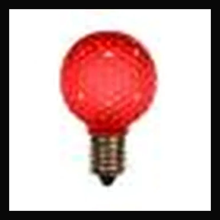 LED G40 Bulb — Red