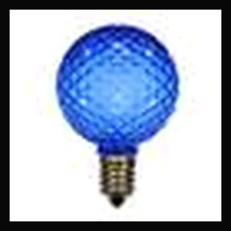 LED G50 Bulb — Blue