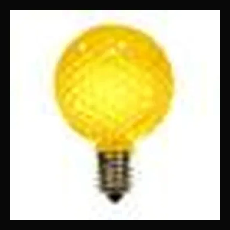 LED G50 Bulb — Gold