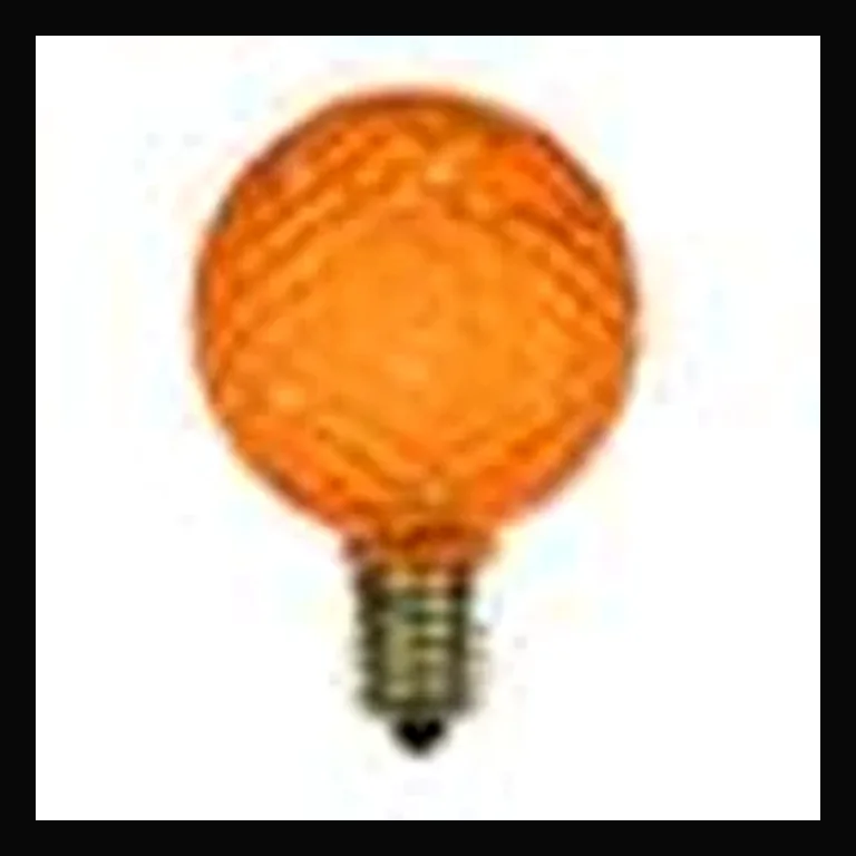 LED G50 Bulb — Orange