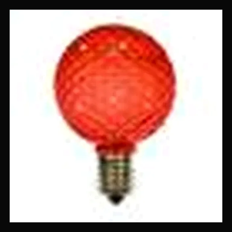 LED G50 Bulb — Red