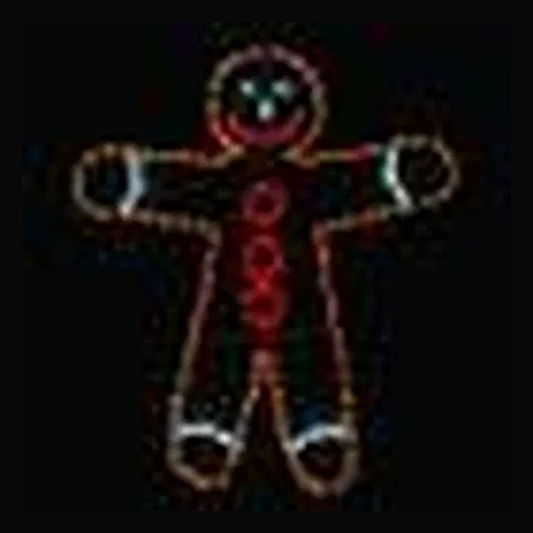 Gingerbread Boy LED Display