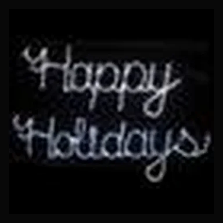 Happy Holidays LED Sign (43")