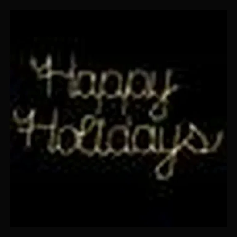 Happy Holidays LED Sign - Warm White (43")