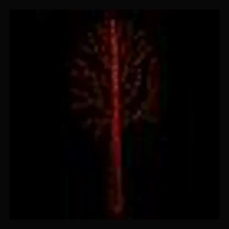 LED Halloween Tree - Orange