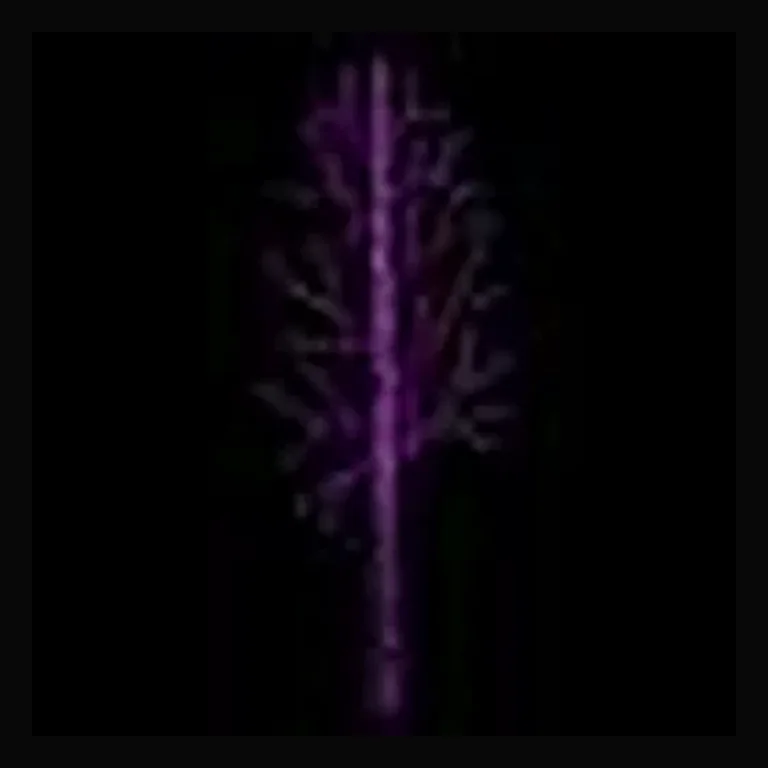 LED Halloween Tree - Purple