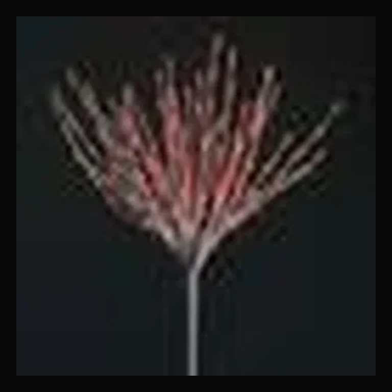 LED 36" Light Burst Tree — Red