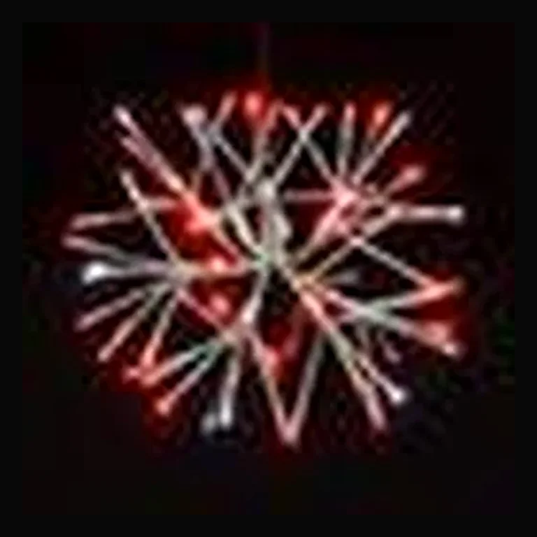 LED 12" Light Burst - Twinkle Lights — Red