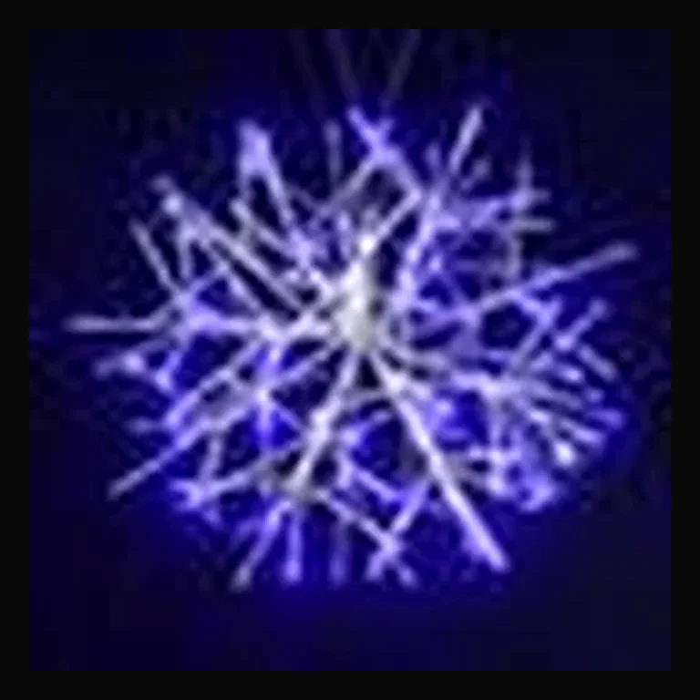 LED 24" Light Burst Ball - Twinkle Lights — Blue