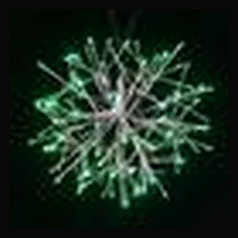 LED 24" Light Burst Ball - Twinkle Lights — Green