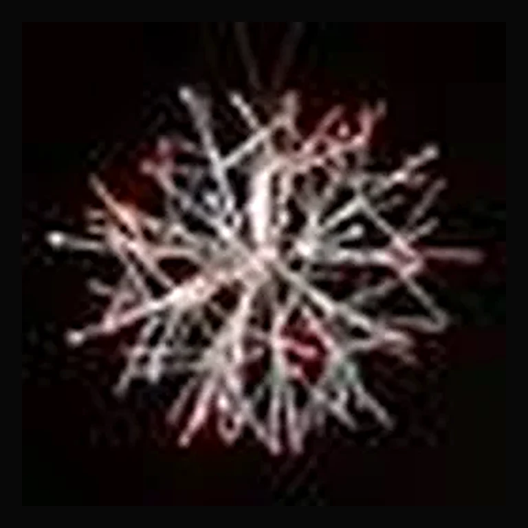 LED 24" Light Burst Ball - Twinkle Lights — Red