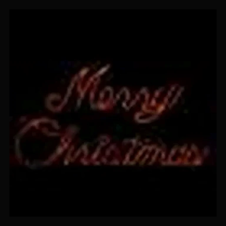 Merry Christmas LED Sign - Red (56")