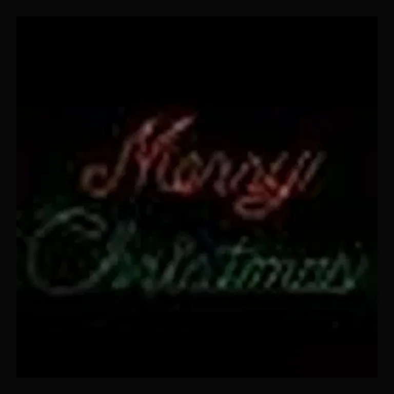Merry Christmas LED Sign - Red/Green (56")