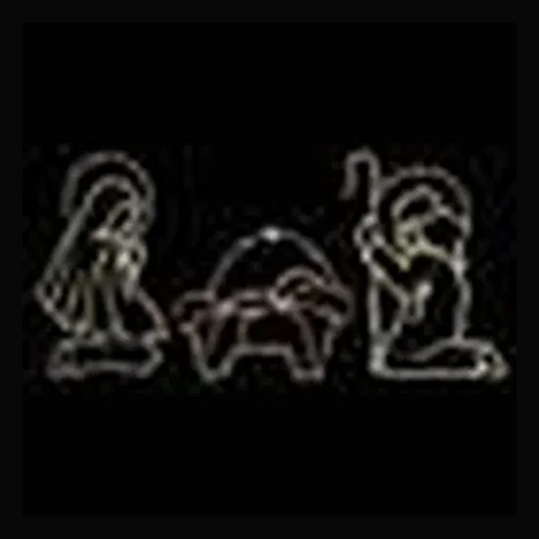 Baby Jesus with Mary and Joseph Nativity Scene