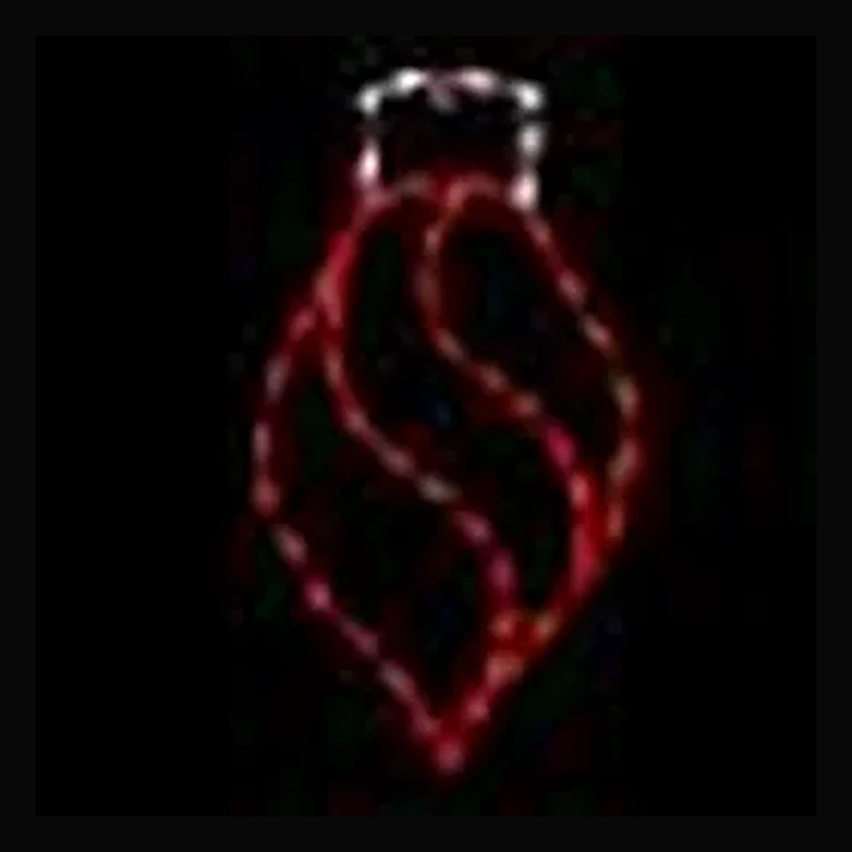 Hanging Twist Drop Ornament LED Display (26")