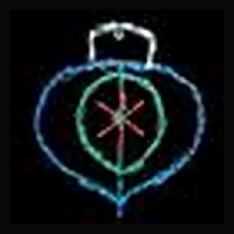 Hanging Onion Ornament LED Display (23")