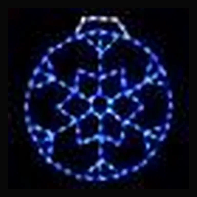 Snowflake Ornament LED Display (26") — Blue